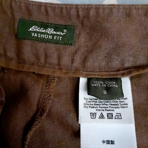 Eddie Bauer Ladies Linen Pant - Picture 2 of 3